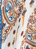 Boho Print Kimono Beach Cover Up
