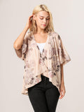 Moss Rose Floral Cropped Jacket