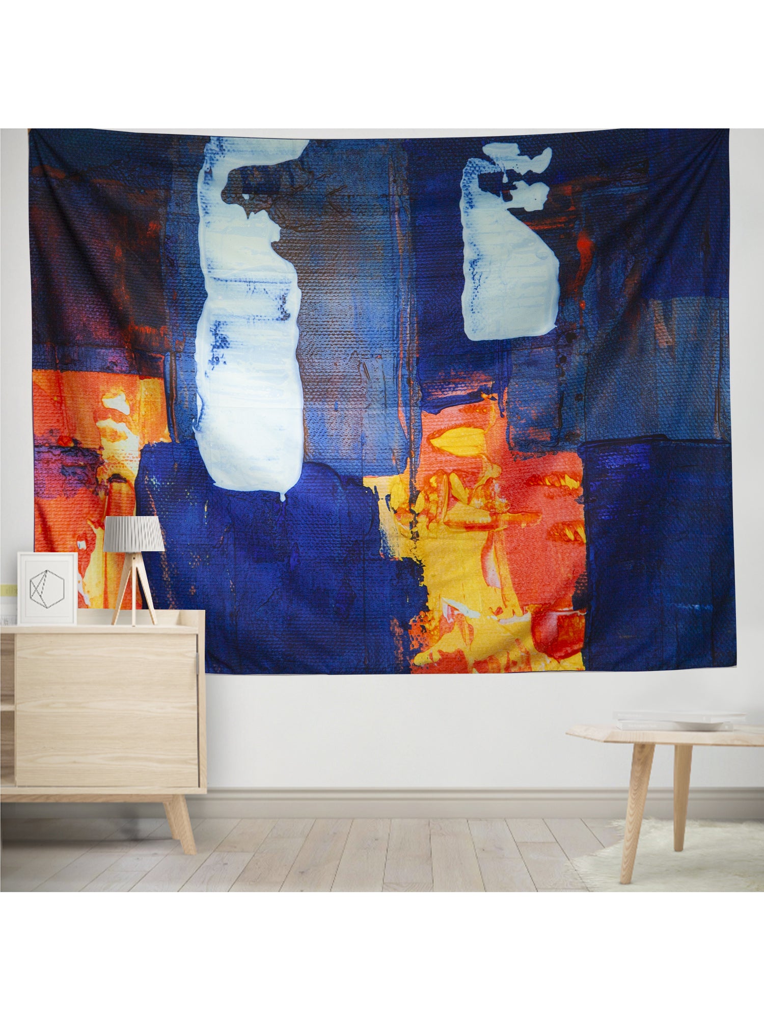 Moss Rose Recycled Poly Tapestry Art