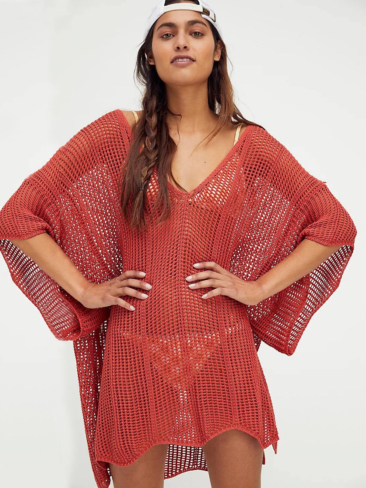 Cabana Cocktail Crochet Poncho - Shopmossrose