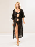 Moss Rose Lace Duster Cover Up