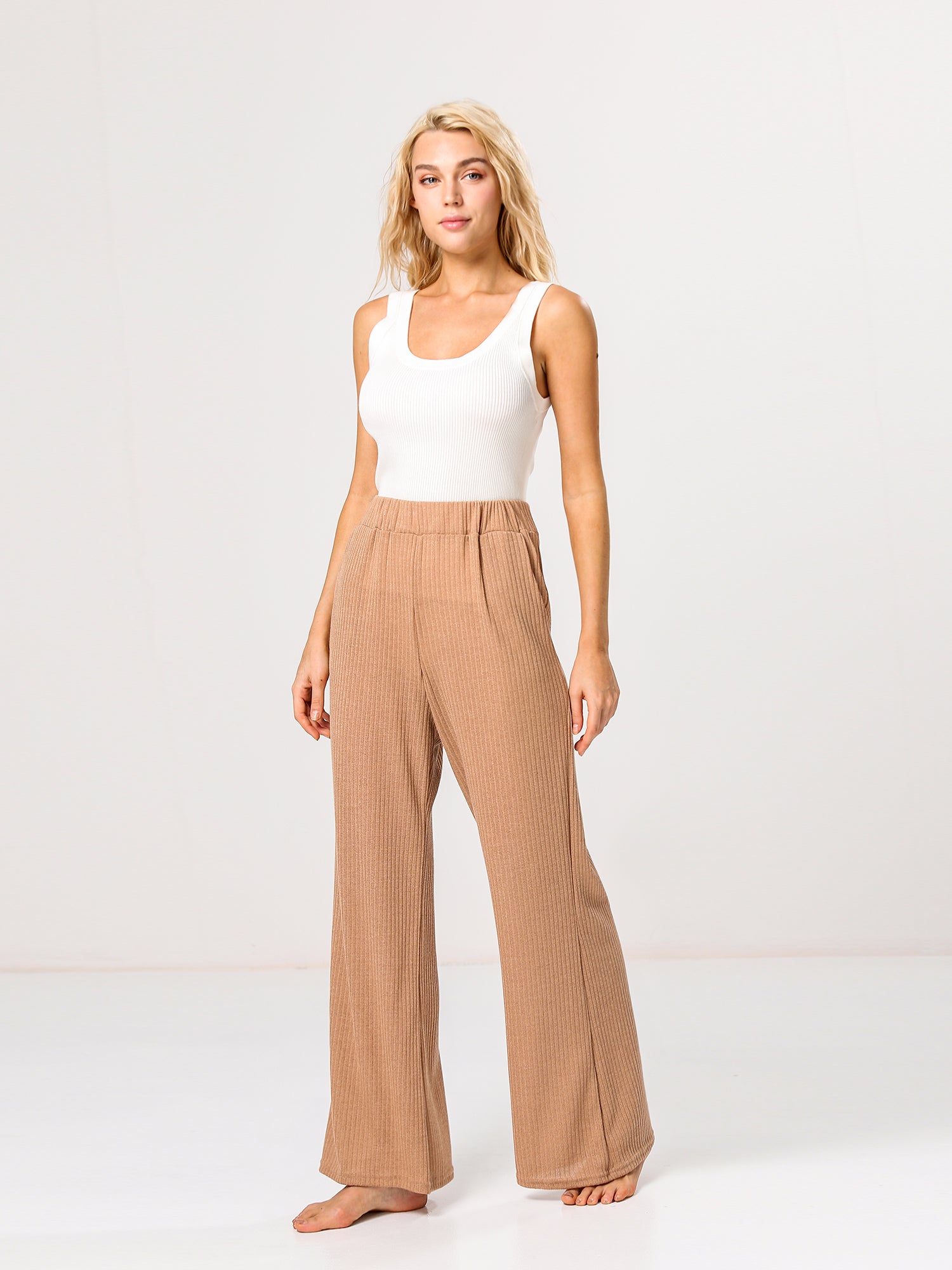 Moss Rose Pocket Beach Pants