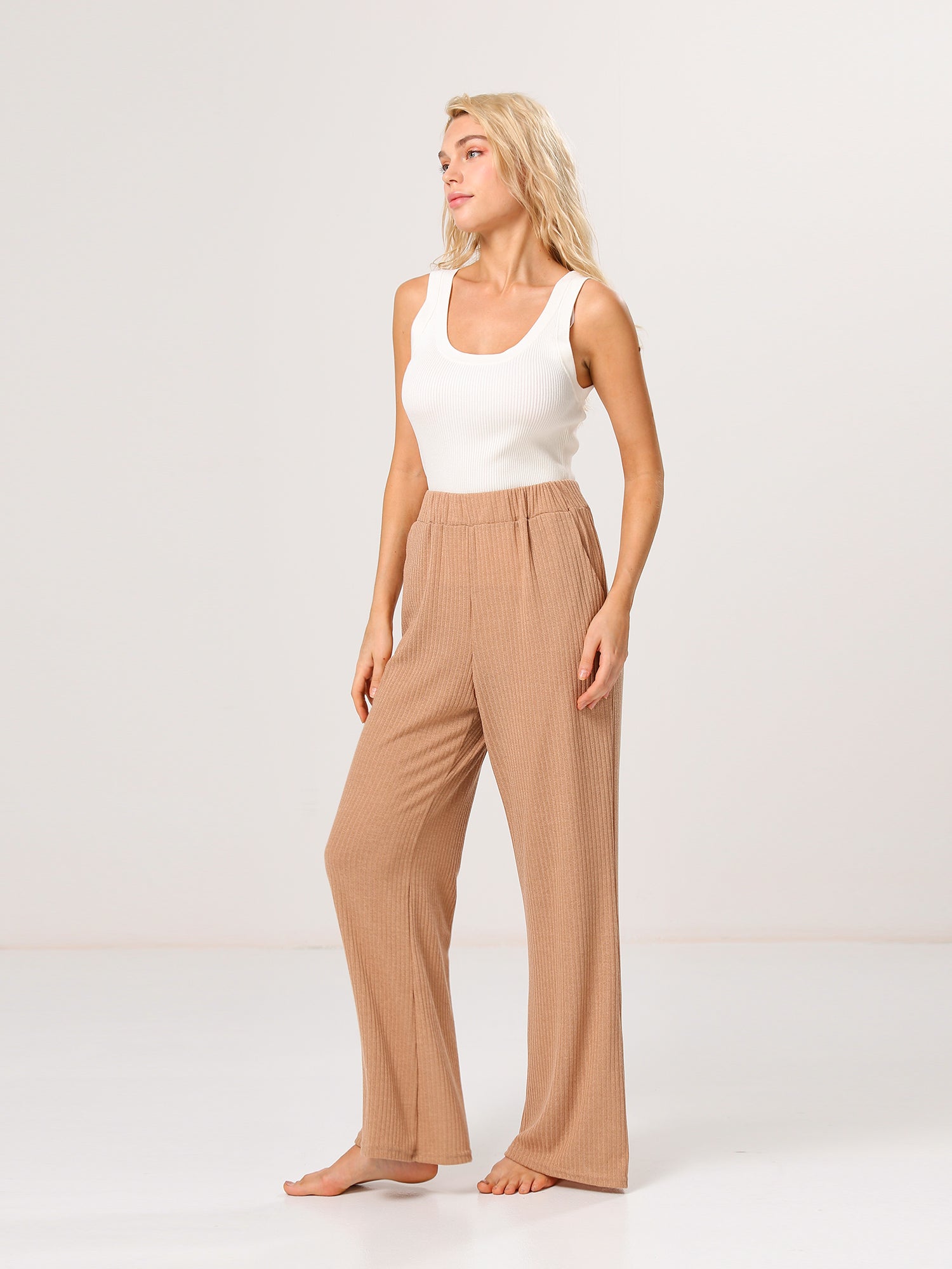 Moss Rose Pocket Beach Pants