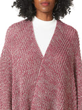 Marled Knit Kimono Shawl Wrap