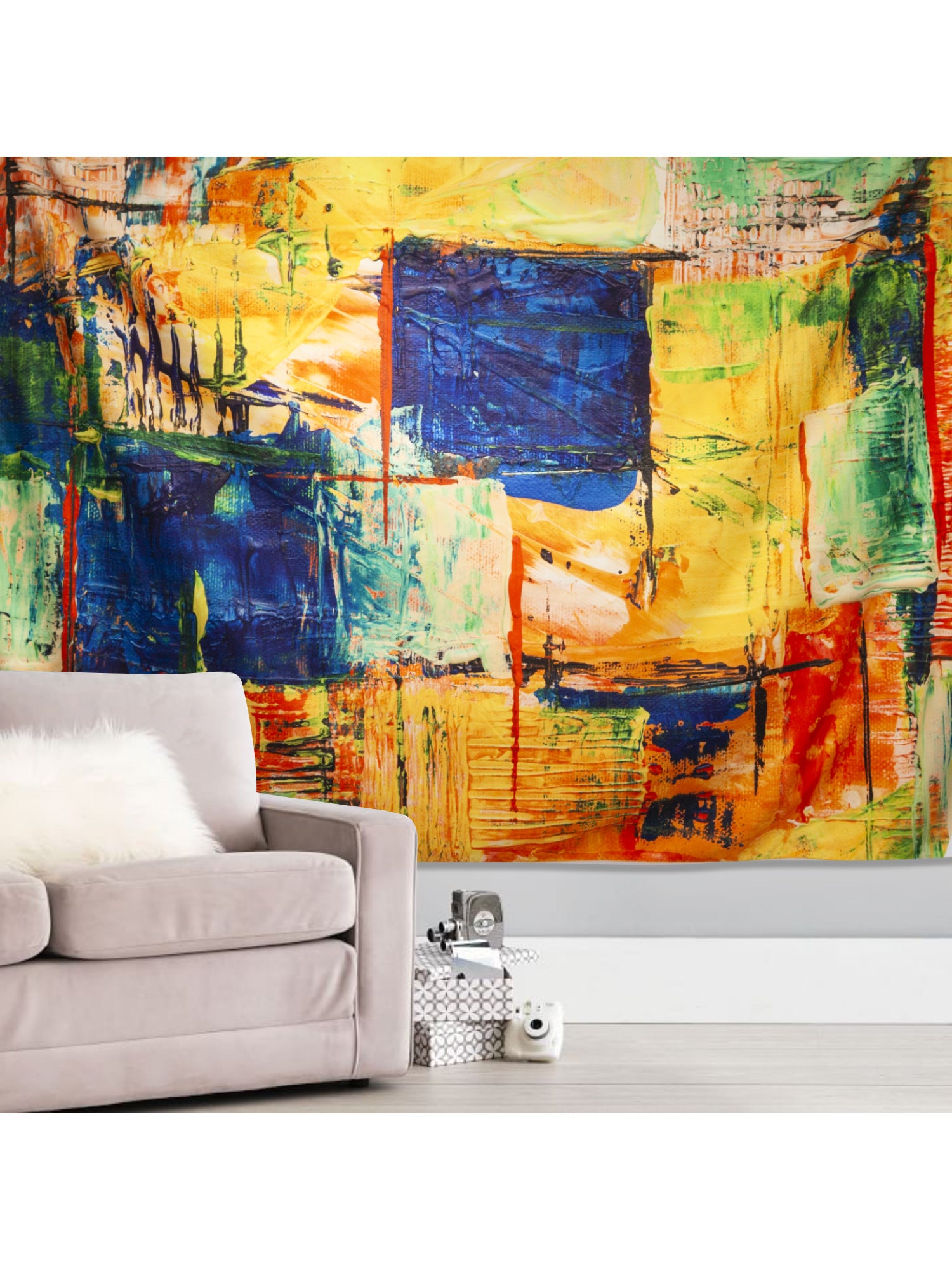 Moss Rose Recycled Poly Tapestry Bright