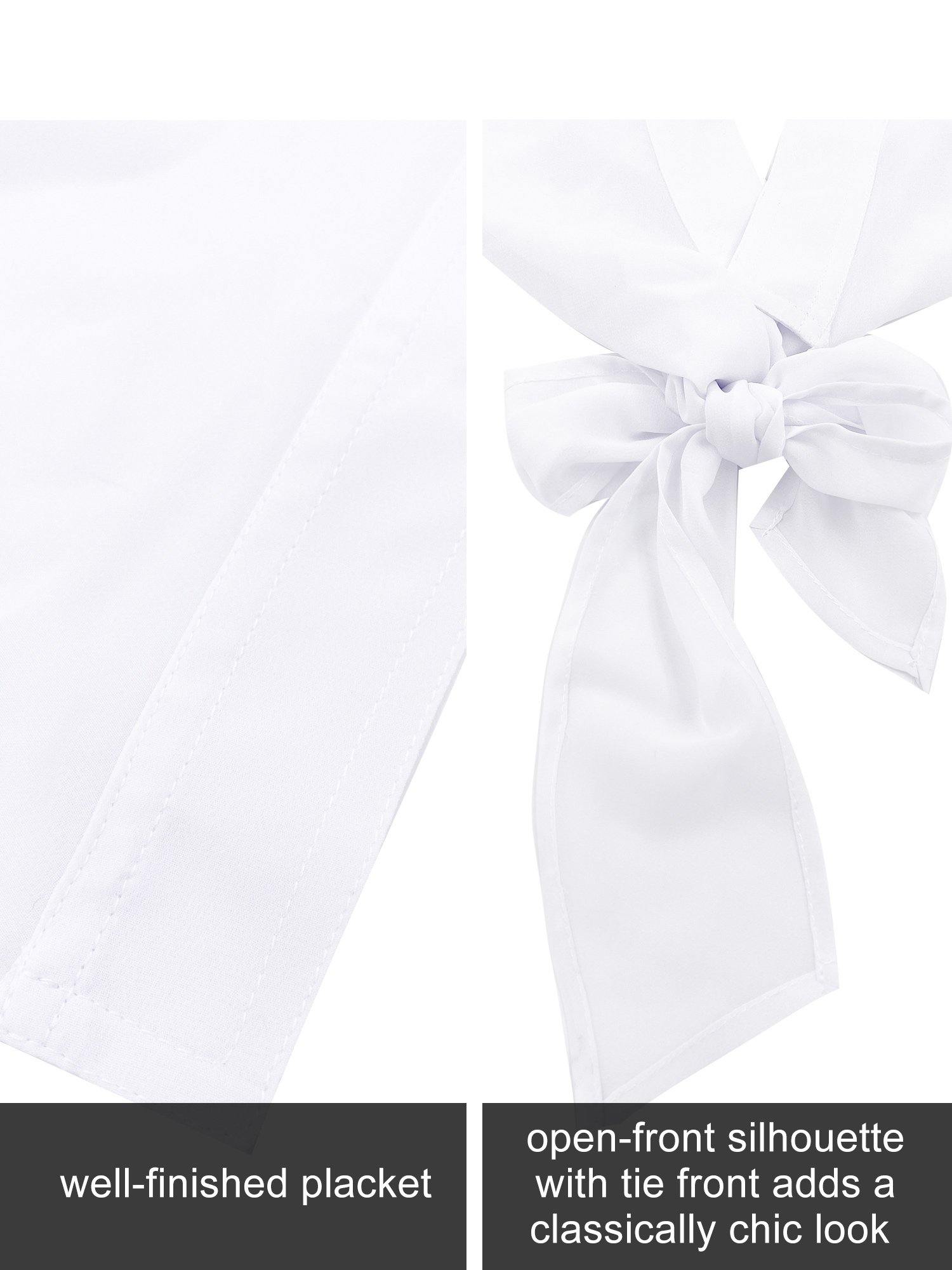 Moss Rose Solid Tie Front Kimono