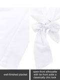 Moss Rose Solid Tie Front Kimono