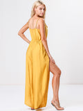 Side Slit Cover-Up Jumpsuit