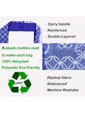 Moss Rose Recycled Poly Bag Patchwork