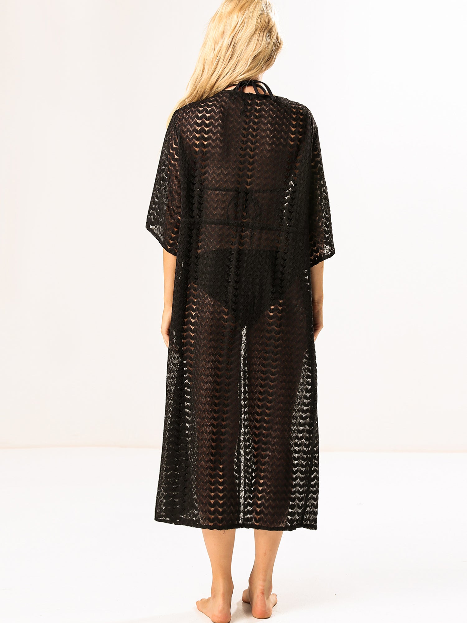 Kimono Duster Long Sleeve Beach Cover Up