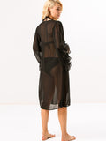 Waythefree Ruffle Kimono Swim Cover Up