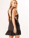 Side Tie Swimsuit Beach Cover Up Dress