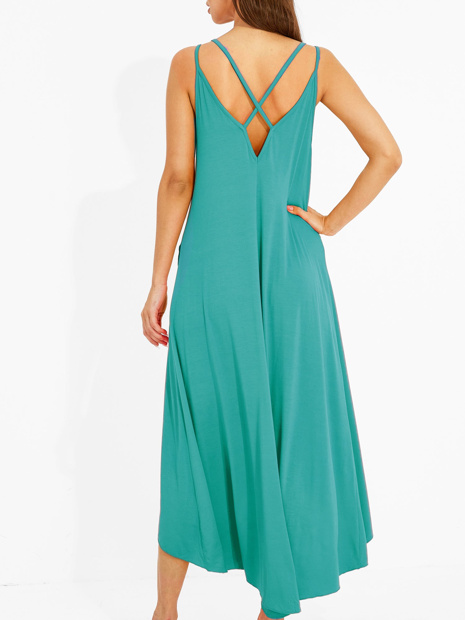 Strappy High-Low Dress
