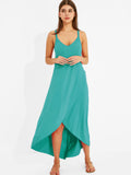 Strappy High-Low Dress