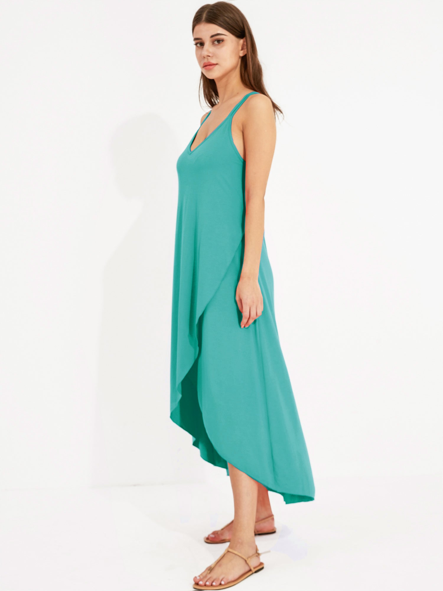 Strappy High-Low Dress