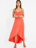 Strappy High-Low Dress