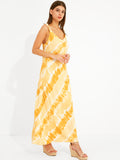 Sierra Tie-Dye Bias Slip Dress