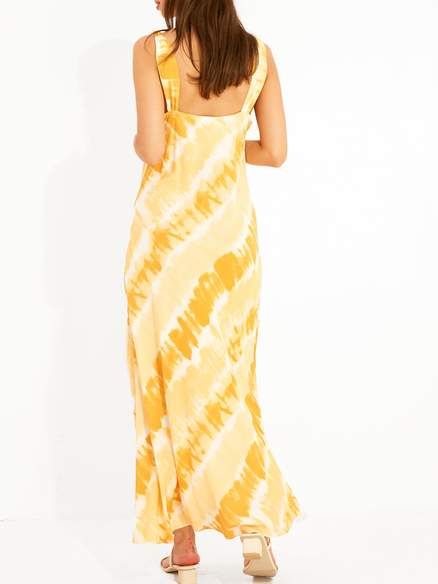 Sierra Tie-Dye Bias Slip Dress