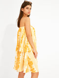 Sierra Tie-Dye Ruffled Dress