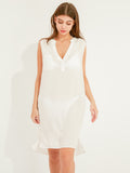 Sleeveless Tunic Beach Cover Up