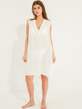 Sleeveless Tunic Beach Cover Up
