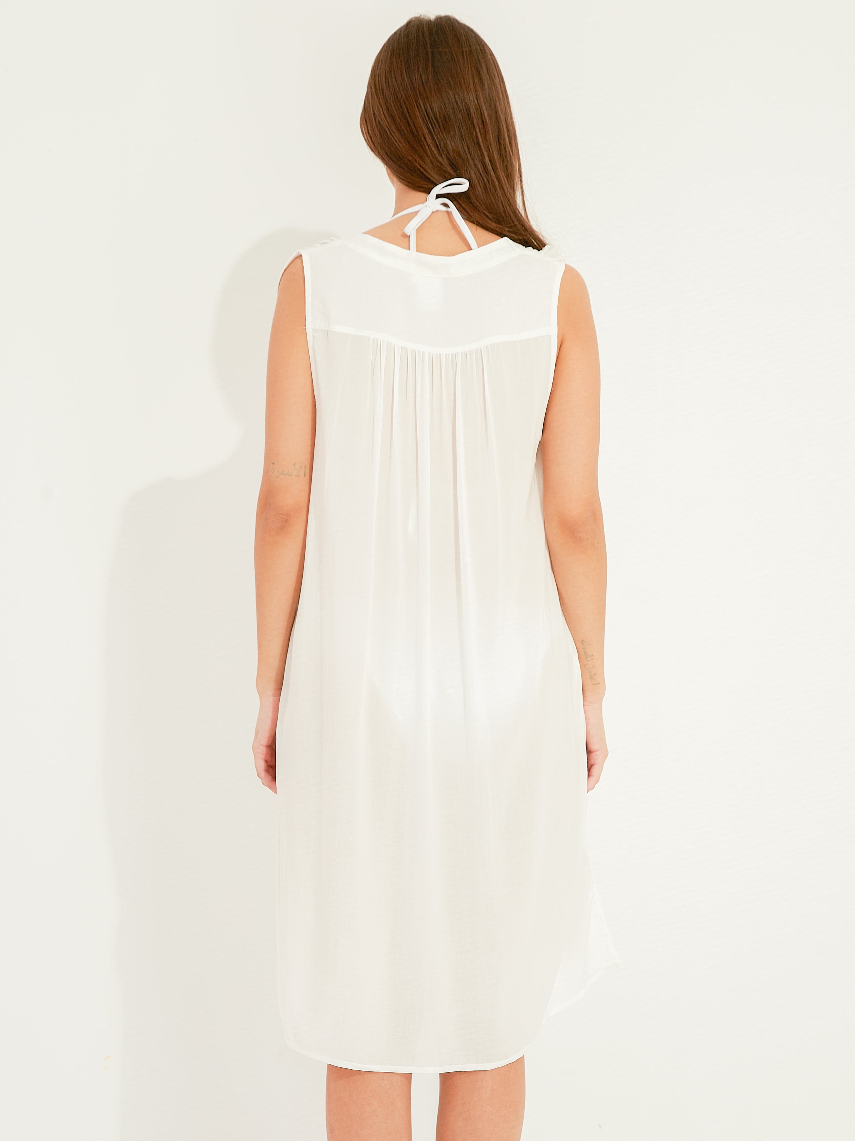 Sleeveless Tunic Beach Cover Up