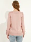 Petal Edge Boat Neck Sweater