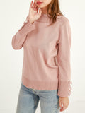 Petal Edge Boat Neck Sweater