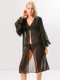 Waythefree Ruffle Kimono Swim Cover Up