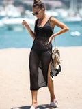 Moss Rose Crochet Cover Up Dress