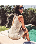 Moss Rose Beach Chic Sweater Cover Up Dress
