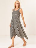 Stripe Midi Dress