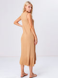 Ribbed Maxi Dress