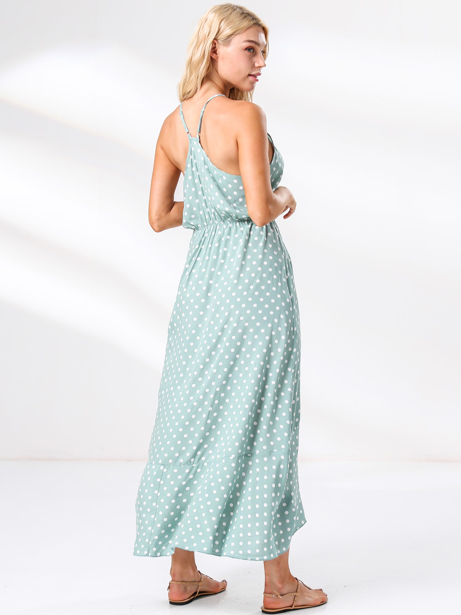 Waythefree Ruffle Wrap Maxi Dress