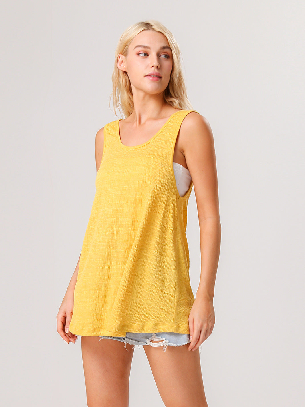 Long Cut Out Tank