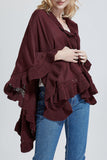 Ruffle Knit Wrap - Shopmossrose