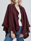 Ruffle Knit Wrap - Shopmossrose