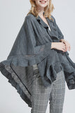 Ruffle Knit Wrap - Shopmossrose