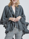 Ruffle Knit Wrap - Shopmossrose
