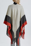 Color Block Pocket Knit Wrap - Shopmossrose