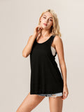 Moss Rose Long Cut Out Tank
