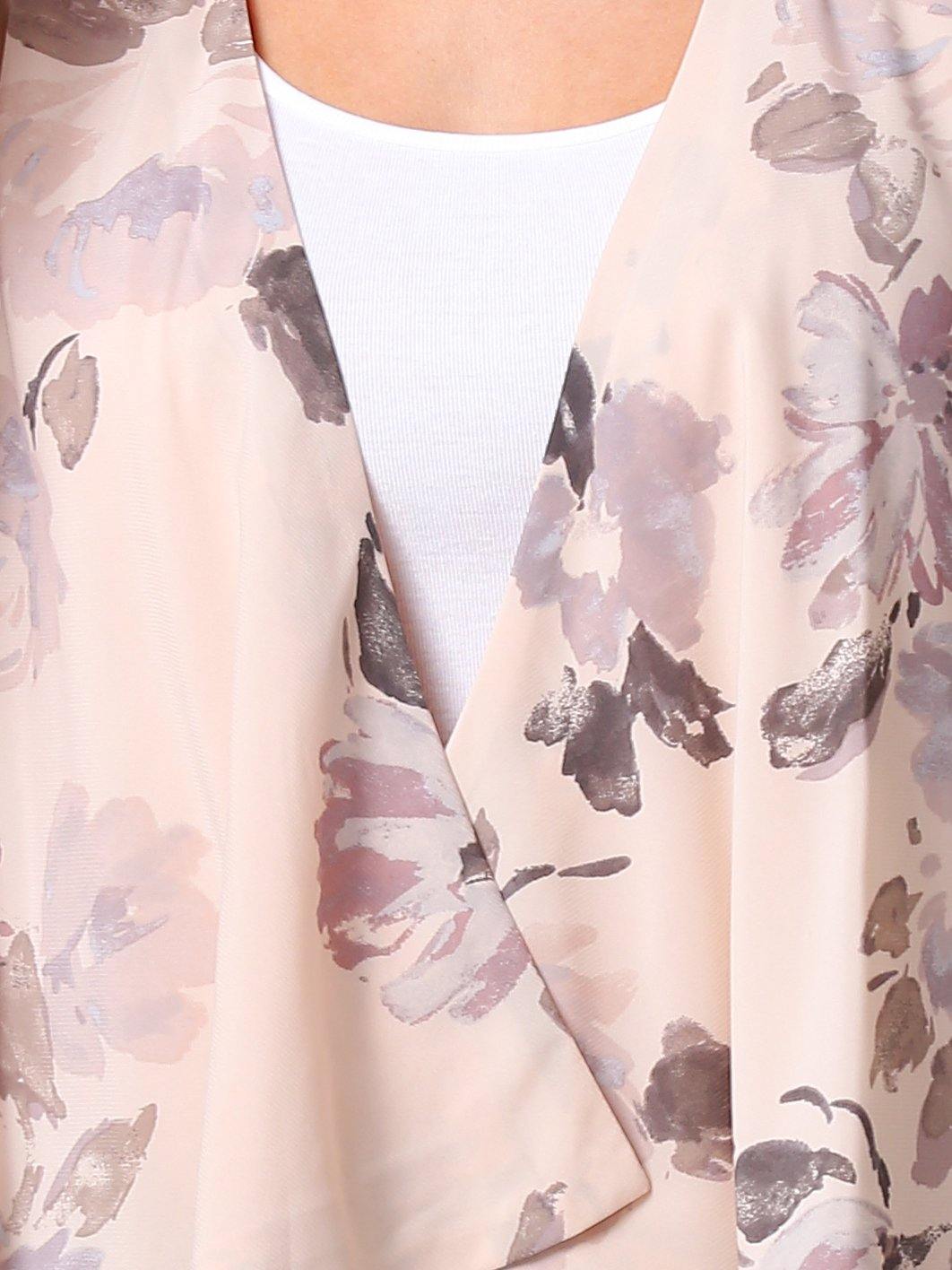 Floral Cropped Jacket - Shopmossrose