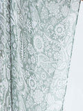 Moss Rose Birdy Sage Print Kimono