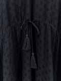 Jacquard Ruffle Kimono Beach Cover Up
