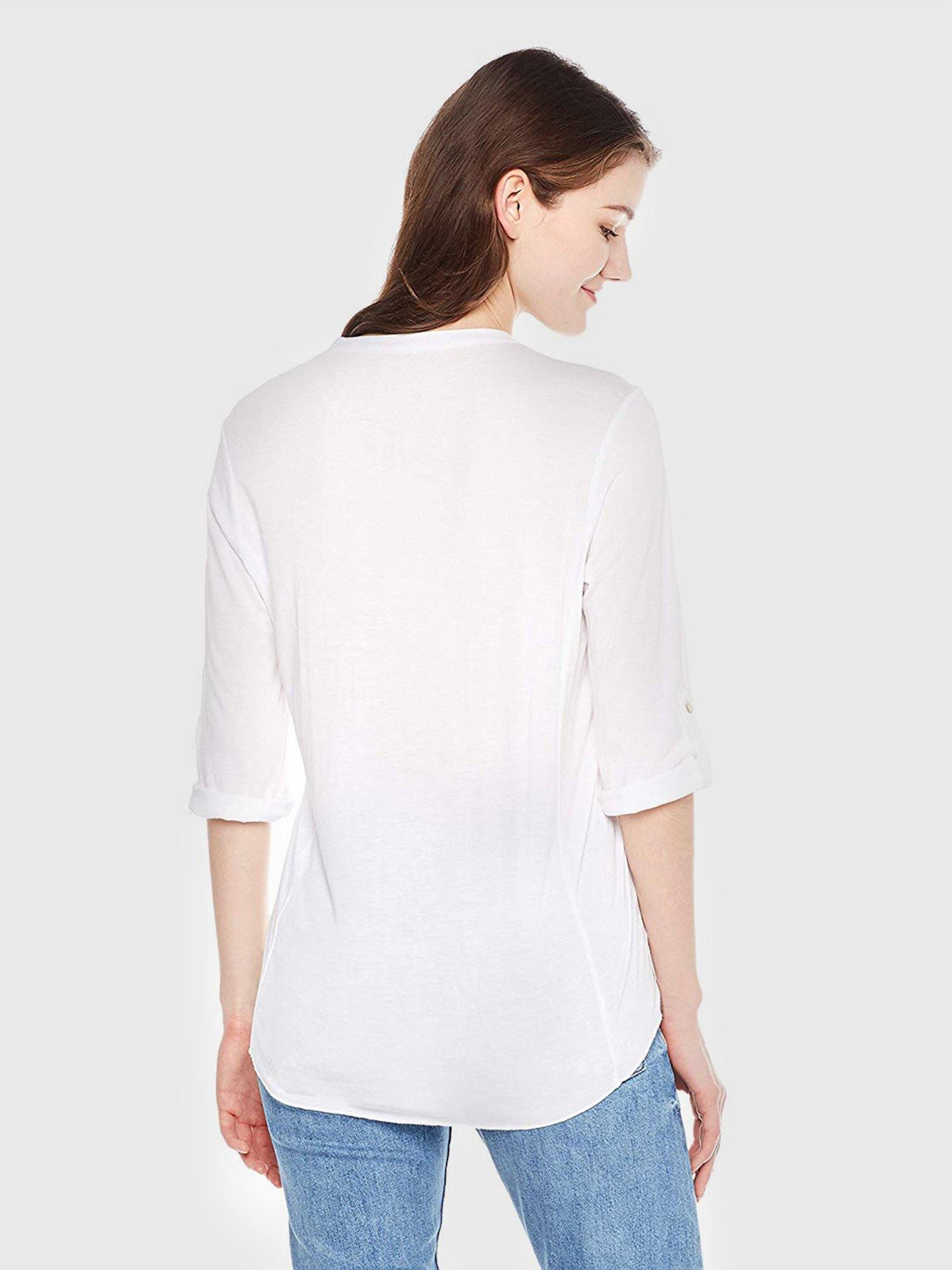 Moss Rose Embroidered Boho Top