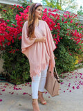 Fringe Knit Warm Shawl Wrap