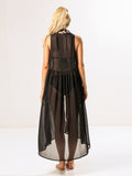 Moss Rose Tank Duster Cover Up