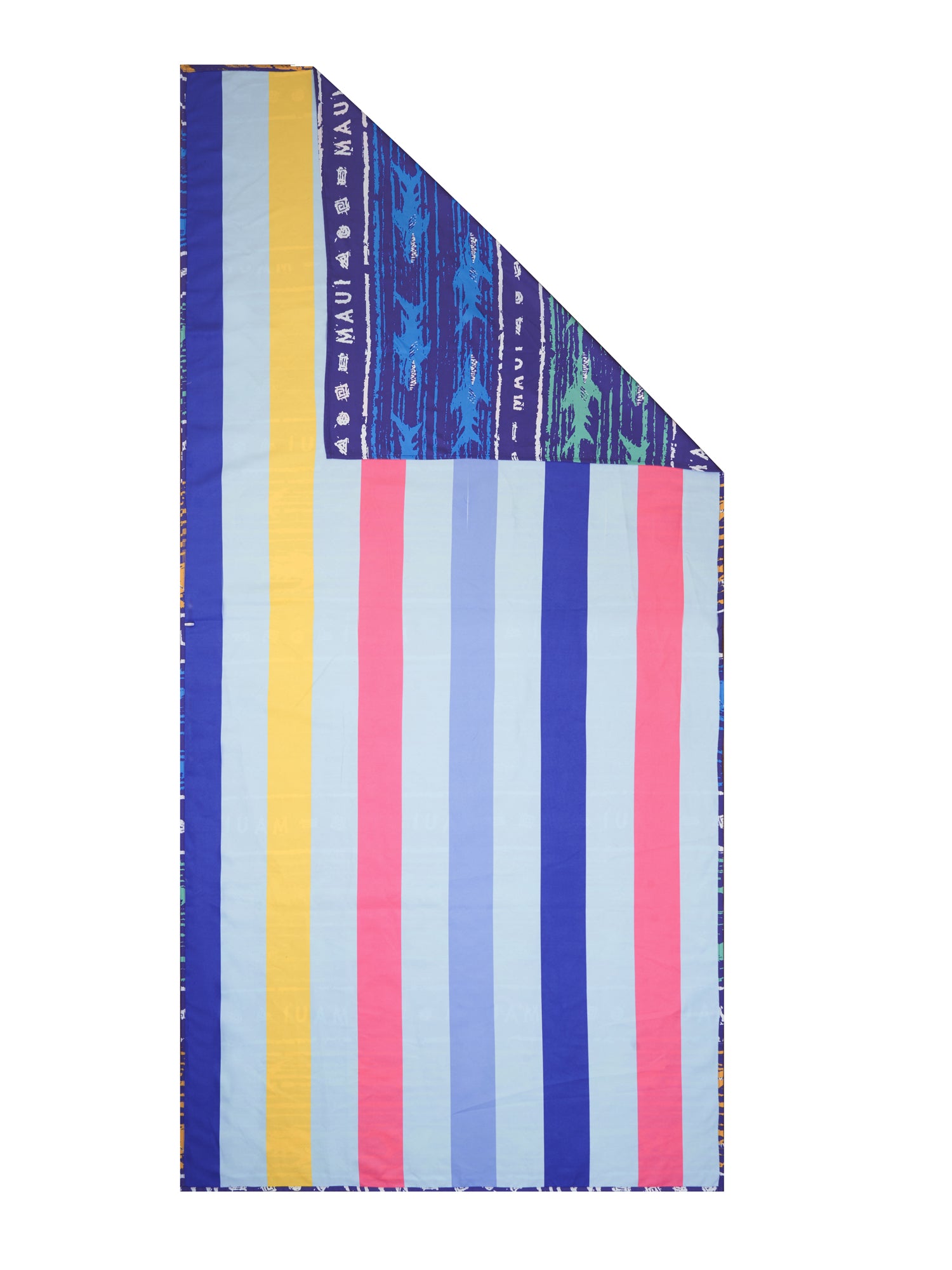 Reversible Quick Dry Beach Towel Colorful Sharks