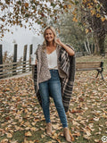 Reversible Pink Leopard Shawl Wrap