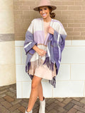 Herringbone Ruana Wrap Shawl